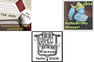 Official NaNoWriMo 2003, 2004 & 2005 Winner